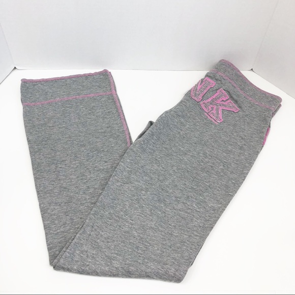 NWT PINK VICTORIA’S SECRET Vintage Gray Pants 💖 - Picture 4 of 7